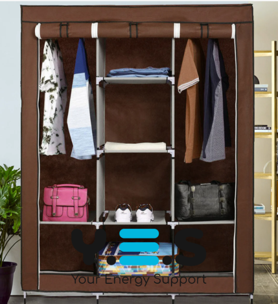 Тканинна шафа-органайзер STORAGE WARDROBE 88130, 3 секції, 130×45×175 см