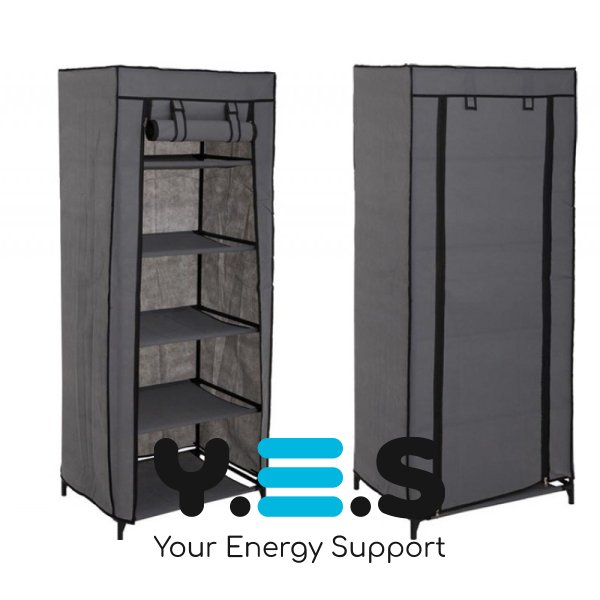 Складна тканинна шафа-стелаж для взуття на 9 полиць, органайзер для зберігання