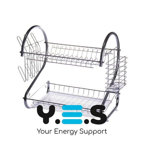 Органайзер‑сушарка для посуду з нержавіючої сталі BN‑004