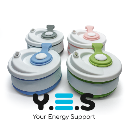 Складана силіконова термочашка-кухоль для кави, чаю та напоїв, 350 мл