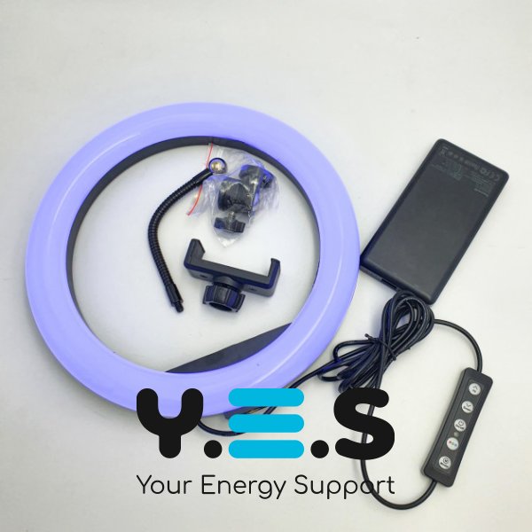 Світлодіодне RGB селфі-кільце MJ33 для фото/відео, 33 см