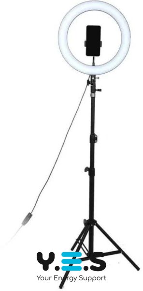 Кільцева LED-лампа S31 33 см USB з кріпленням і тримачем для телефону