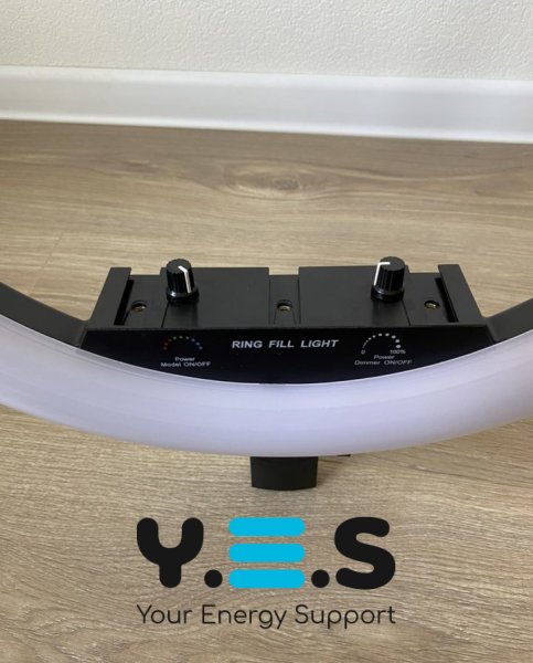 Світлодіодна кільцева RGB-лампа для селфі 45 см з пультом і сумкою (MJ18)