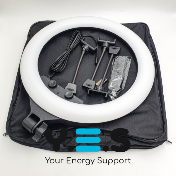 Кільцева LED-лампа для селфі 36 см RL-14 з пультом і сумкою