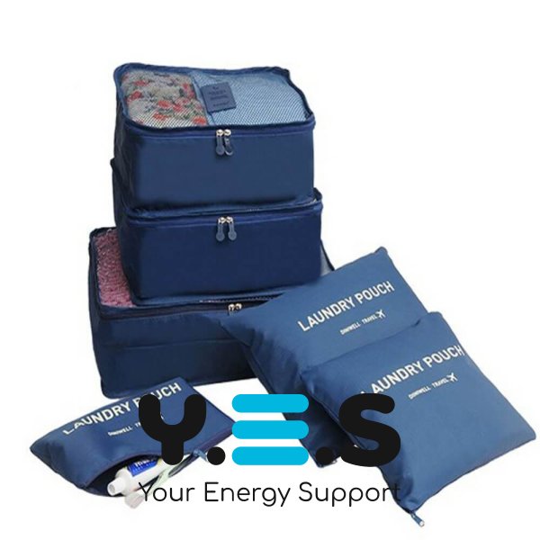 Набір органайзерів для речей Laundry Pouch — 6 сумочок на застібках-блискавках