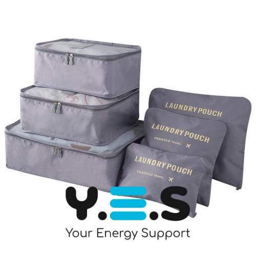 Набір органайзерів для речей Laundry Pouch — 6 сумочок на застібках-блискавках