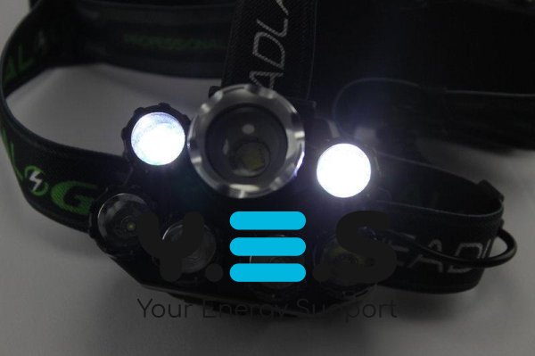 Налобний ліхтар Bailong BL‑T78 — яскравий LED, зручне кріплення на голову