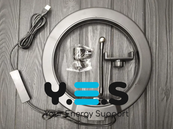 Кільцева RGB селфі-лампа 26 см з пультом керування MJ26