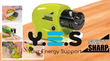 Бездротова універсальна електрична точилка для ножів Swifty Sharp (моторизована)