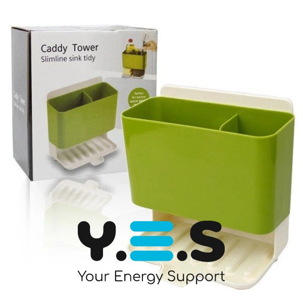 Органайзер на кухонну раковину Caddy Tower 7021 — підставка-бокс для господарського приладдя