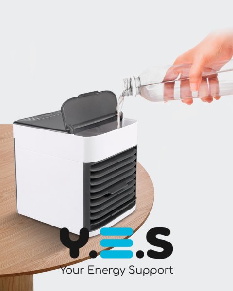 Портативний кондиціонер Arctic Air Ultra PLUS з підсвічуванням, USB 7 Вт: охолоджувач/вентилятор/зволожувач/очисник повітря