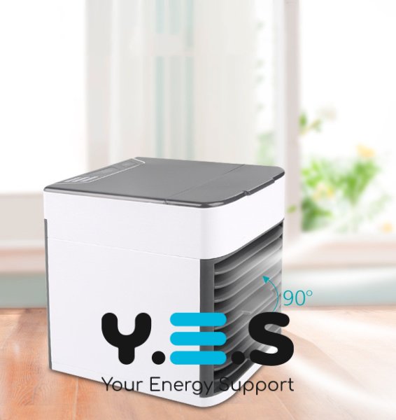 Портативний кондиціонер Arctic Air Ultra PLUS з підсвічуванням, USB 7 Вт: охолоджувач/вентилятор/зволожувач/очисник повітря