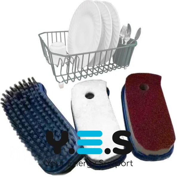 Набір універсальних щіток Hudraulic для миття й чистки кухні, 3 шт.