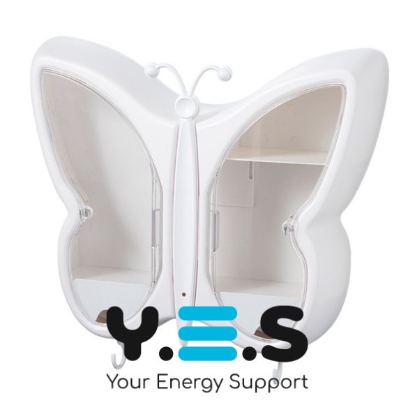 Настінний органайзер для косметики «Метелик» — підвісна поличка у ванну