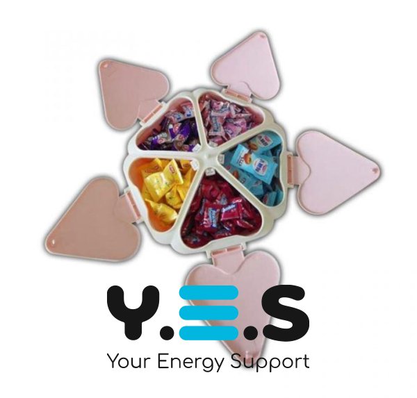 Органайзер-мінажниця Peach «Серце» на 5 секцій: цукерниця/тарілка для закусок з підставкою для телефону