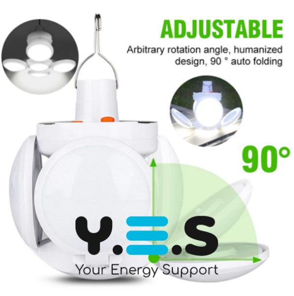 Мобільна бездротова лампа Magic Cool Camping Light із сонячною зарядкою, аварійне світло для кемпінгу й дачі