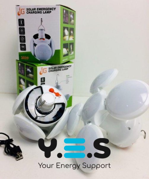 Мобільна бездротова лампа Magic Cool Camping Light із сонячною зарядкою, аварійне світло для кемпінгу й дачі