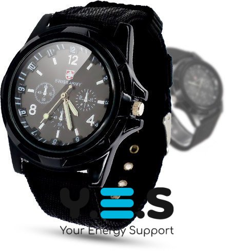 Чоловічий наручний годинник Swiss Army Military, кварцовий армійський Original