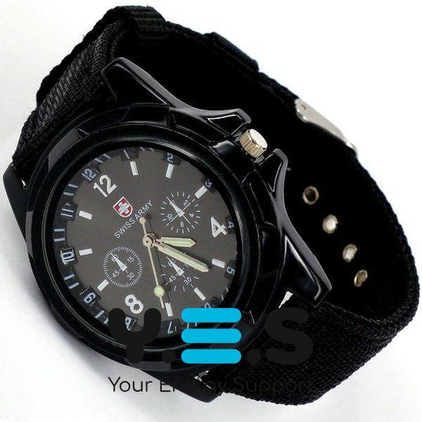 Чоловічий наручний годинник Swiss Army Military, кварцовий армійський Original