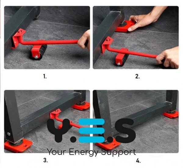 Набір роликів для переміщення меблів і важких предметів Furniture Mover Rollers