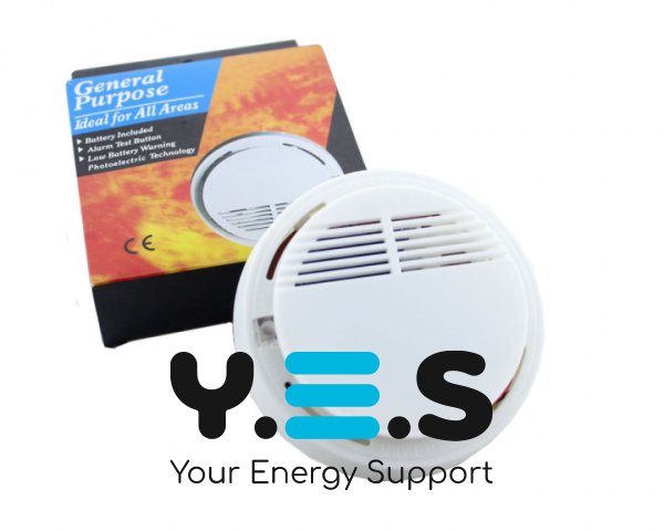 Бездротовий датчик диму JYX SS168 для домашньої сигналізації, детектор задимлення 85 дБ