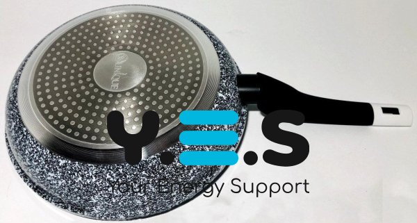 Сковорода гранітна антипригарна Unique UN-5106, 28 см