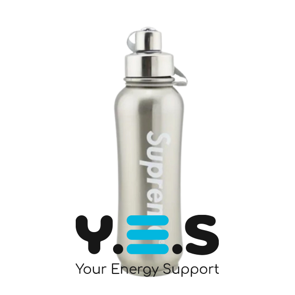 Термос-пляшка SUPREME з кришкою, нержавіюча сталь, 500 мл