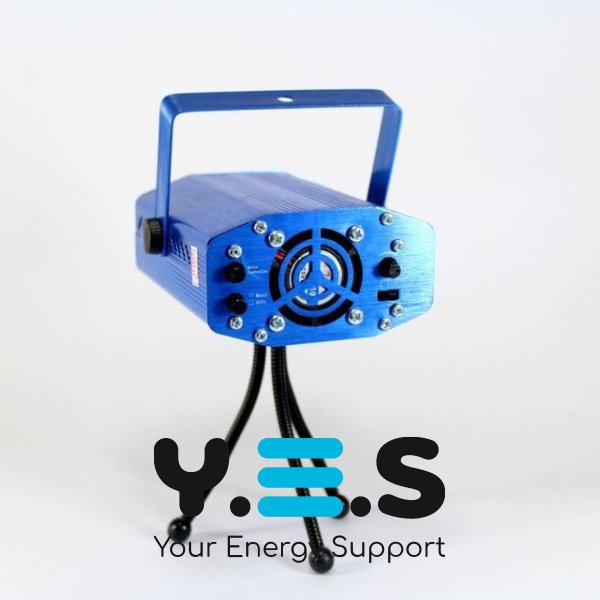 Диско лазерний проектор зі світломузикою ATLANFA AT-W006 (лазерна установка)