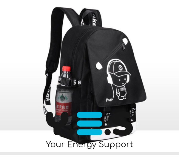 Міський повсякденний рюкзак, що світиться в темряві — для школи, спорту й туризму