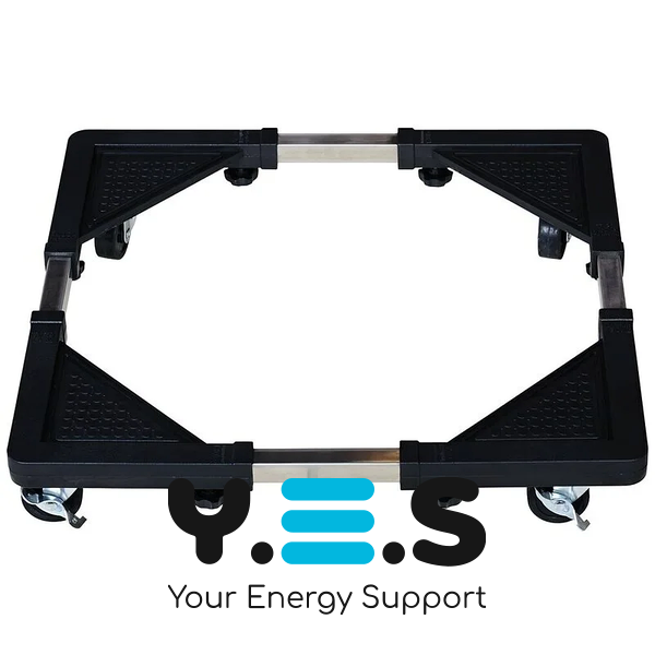 Універсальна підставка на коліщатках для пральної машини та холодильника, 54×54 см