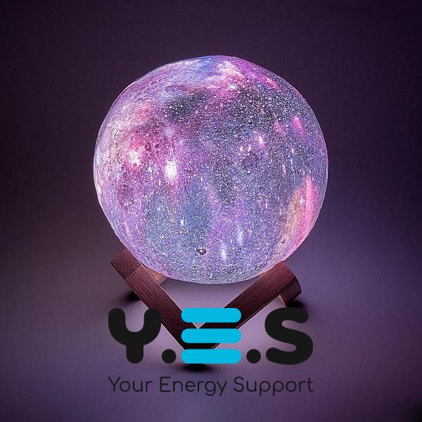 Настільний сенсорний нічник-місяць Magic 3D RGB Moon Light з пультом керування