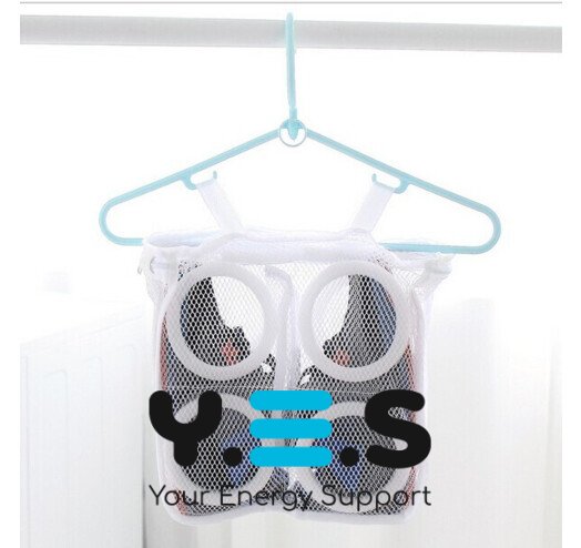 Мішок-чохол для прання взуття в пральній машині з ручкою для сушіння, 28×24×8 см