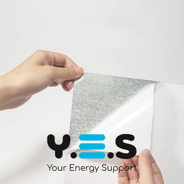 Акрилове самоклейне дзеркало-наклейка на стіну, дзеркальна плівка 27×42 см