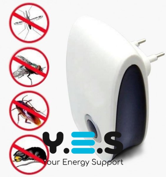 Електронний ультразвуковий відлякувач комах і гризунів Electronic Pest Repeller, від мережі