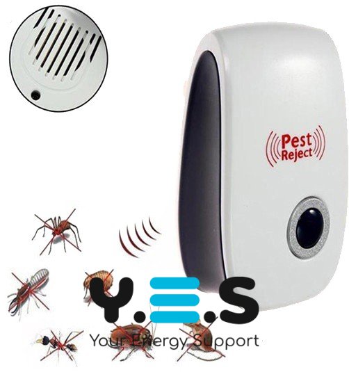 Електронний ультразвуковий відлякувач комах і гризунів Electronic Pest Repeller, від мережі
