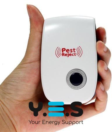 Електронний ультразвуковий відлякувач комах і гризунів Electronic Pest Repeller, від мережі