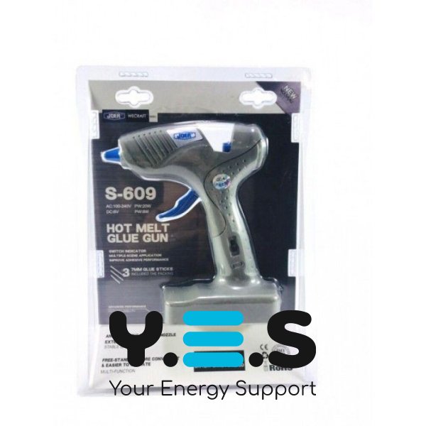 Термопістолет для силіконового клею S 609: від мережі 220V або від батарейок
