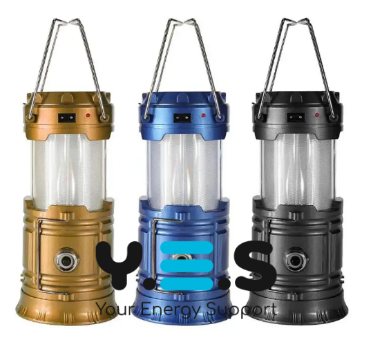 Кемпінговий ліхтар MH-5800T на сонячній батареї, LED лампа з вбудованим акумулятором