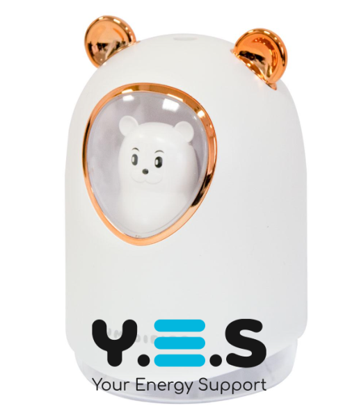Зволожувач повітря-нічник «Ведмедик» Humidifier H2O USB, дифузор з підсвічуванням
