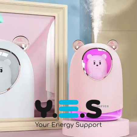 Зволожувач повітря-нічник «Ведмедик» Humidifier H2O USB, дифузор з підсвічуванням