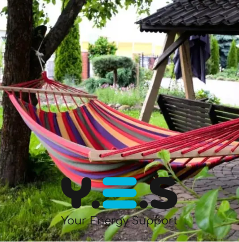Гавайський двомісний гамак з бавовни 120×200 см, посилений, з дерев’яними планками для дому/дачі/саду
