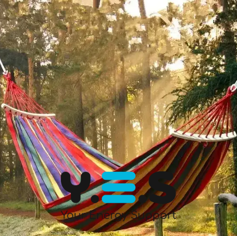 Гавайський двомісний гамак з бавовни 120×200 см, посилений, з дерев’яними планками для дому/дачі/саду