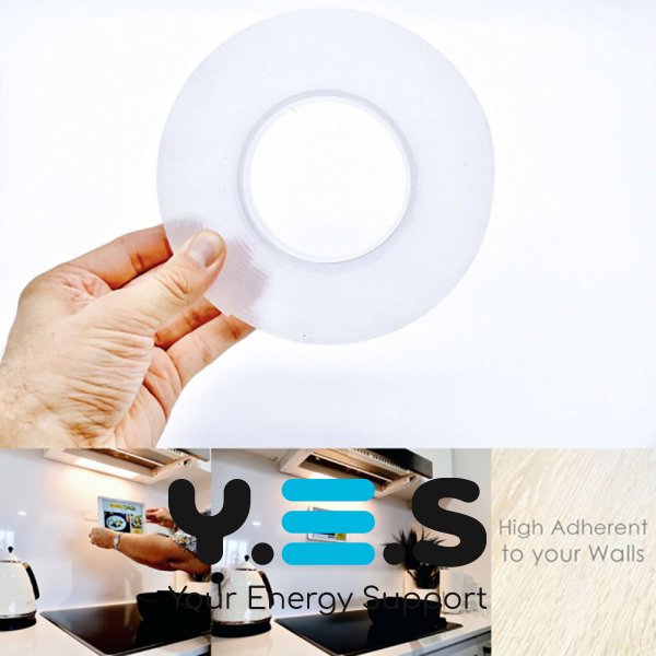 Багаторазова кріпильна стрічка Ivy Grip Tape 3 м для фіксації без свердління