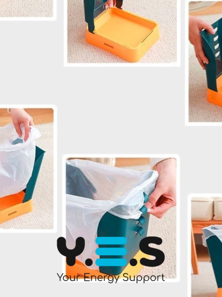 Складне відро-кошик для сміття, тримач для сміттєвих пакетів