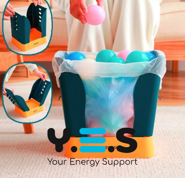 Складне відро-кошик для сміття, тримач для сміттєвих пакетів