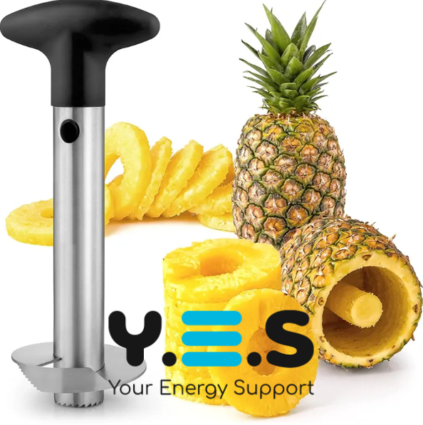 Ніж-слайсер для ананаса: кільця та вирізання серцевини, ананасорізка з нержавіючої сталі