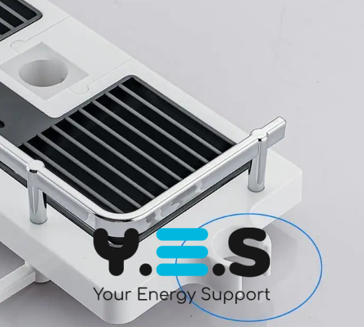 Регульована стійка-органайзер для душу Shower Rack: полиця, тримач шланга та гачки