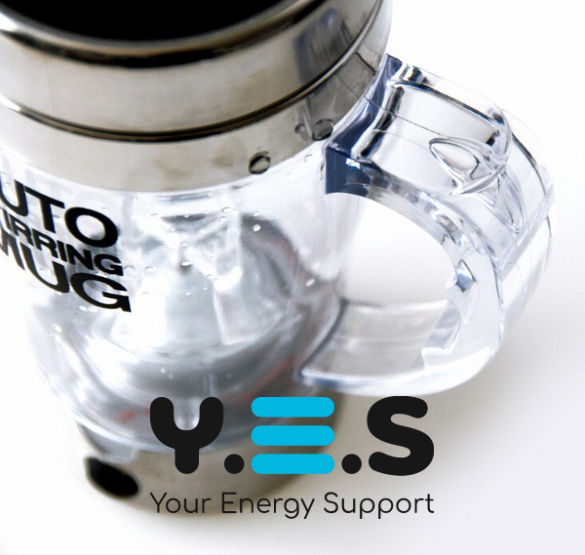 Чашка-мішалка Auto Stirring Mug з пропелером для напоїв і коктейлів, 350 мл