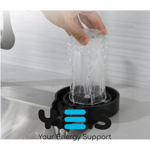 Портативний кухонний ринзер-ополіскувач для склянок, келихів, кухлів і пляшок (мийка)