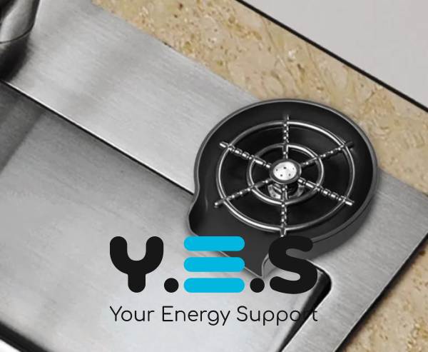 Портативний кухонний ринзер-ополіскувач для склянок, келихів, кухлів і пляшок (мийка)